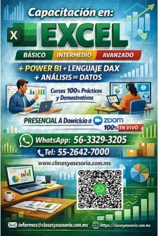 Curso de EXCEL a DOMICILIO