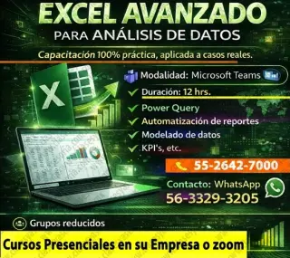 CURSOS de EXCEL a DOMICILIO