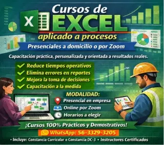 CURSOS de EXCEL a DOMICILIO
