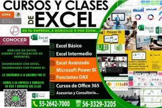 CURSOS de EXCEL a DOMICILIO