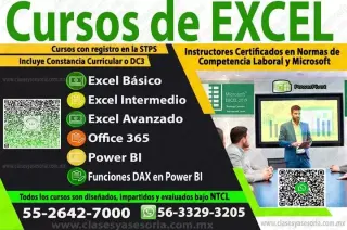 Cursos de EXCEL a domicilio