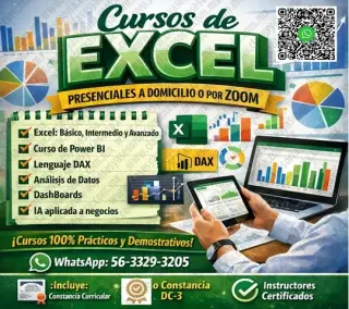 CLASES de EXCEL a DOMICILIO