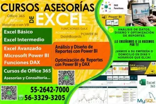 CLASES de EXCEL a DOMICILIO
