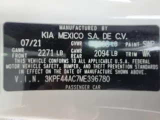 Kia Forte 2021 GT 4dr Sedan 6M