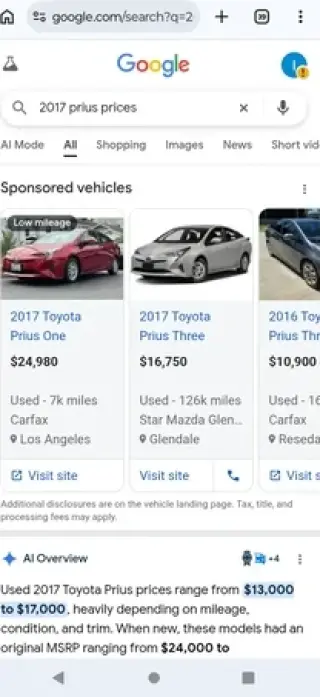 2011 PRIUS CON MOTOR DE  2017!