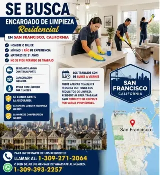 Trabaja limpieza independiente