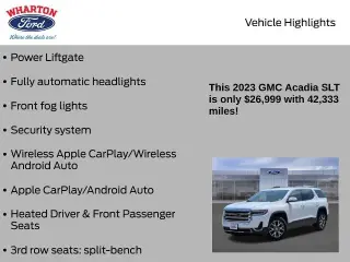 GMC Acadia 2023 SLT 4dr SUV