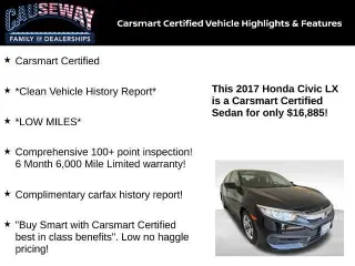 Honda Civic 2017 LX 4dr Sedan CVT
