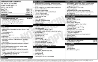 Hyundai TUCSON 2023 AWD SEL 4dr SUV