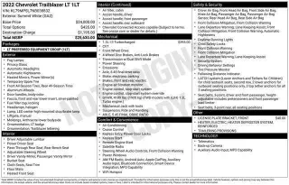Chevrolet Trailblazer 2022 LT 4dr SUV