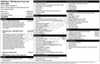 Ram 1500 2020 4x4 Lone Star 4dr Crew Cab 5.6 ft. SB Pickup