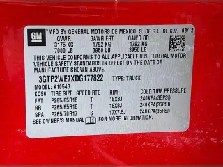 GMC Sierra 1500 2013 4x4 SLT 4dr Crew Cab 5.8 ft. SB