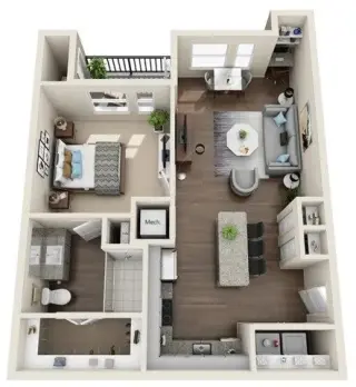 Propiedad en alquiler con 3 habitaciones y 2 baños en Austin