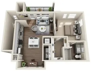 Propiedad en alquiler con 3 habitaciones y 2 baños en Austin