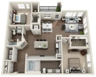 Propiedad en alquiler con 2 habitaciones y 2 baños en Austin