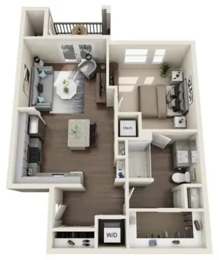 Propiedad en alquiler con 2 habitaciones y 2 baños en Austin