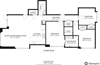 Propiedad en alquiler con 3 habitaciones y 2 baños en Chicago