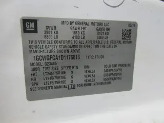 2013 Chevrolet Express 2500
