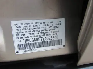 2000 Honda Accord LX
