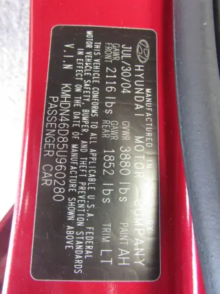 2005 Hyundai Elantra GLS