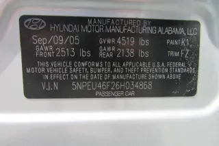 2006 Hyundai Sonata GLS V6