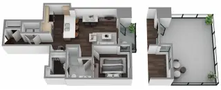 Propiedad en alquiler con 2 habitaciones y 2 baños en Austin