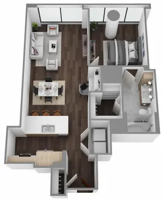 Propiedad en alquiler con 2 habitaciones y 2 baños en Austin