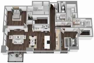 Propiedad en alquiler con 2 habitaciones y 2 baños en Austin