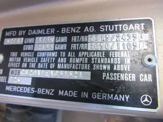 1984 Mercedes-Benz 300-Class 300 SD