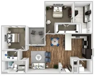 Propiedad en alquiler con 1 dormitorio y 1 baño en Austin