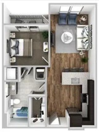 Propiedad en alquiler con 2 habitaciones y 2 baños en Austin