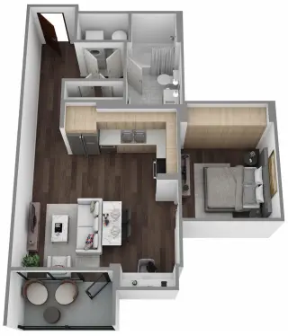Propiedad en alquiler con 2 habitaciones y 2 baños en Austin