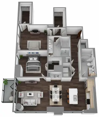 Propiedad en alquiler con 2 habitaciones y 2 baños en Austin