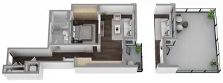 Propiedad en alquiler con 2 habitaciones y 2 baños en Austin