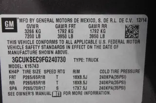 2015 Chevrolet Silverado 1500 LTZ Z71