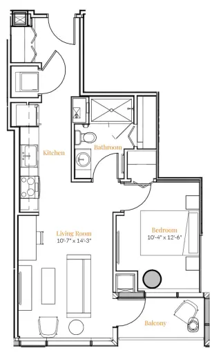 Propiedad en alquiler con 2 habitaciones y 2 baños en Austin