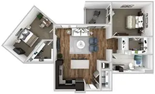 Propiedad en alquiler con 3 habitaciones y 2 baños en Austin
