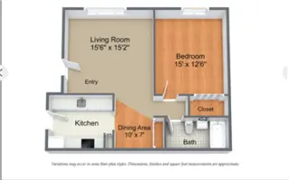 Propiedad en alquiler con 1 dormitorio y 1 baño en Boston