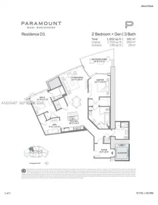 Propiedad en alquiler con 2 habitaciones y 3 baños en Miami