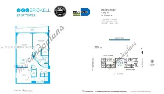 Propiedad en alquiler con 2 habitaciones y 2 baños en Miami
