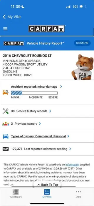 2016 Chevrolet Equinox LT