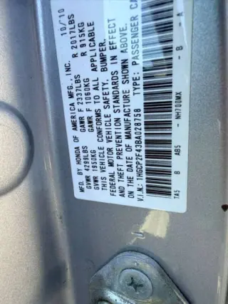 2011 Honda Accord LX-P
