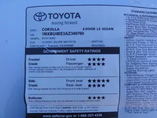 2010 Toyota Corolla LE