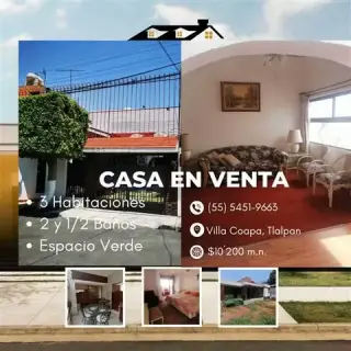 Casa en venta Villa Coapa