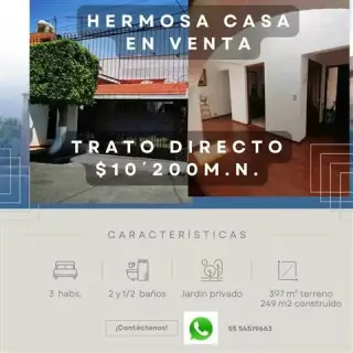 Casa en venta Villa Coapa