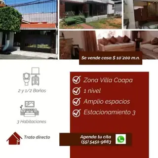 Casa en venta Villa Coapa