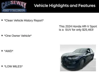 Honda HR-V 2024 AWD Sport 4dr Crossover