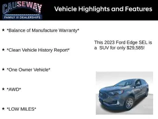 Ford Edge 2023 AWD SEL 4dr Crossover