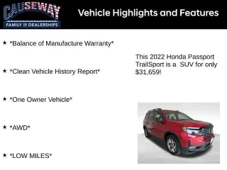 Honda Passport 2022 AWD TrailSport 4dr SUV
