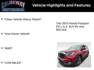 Honda Passport 2023 AWD EX-L 4dr SUV